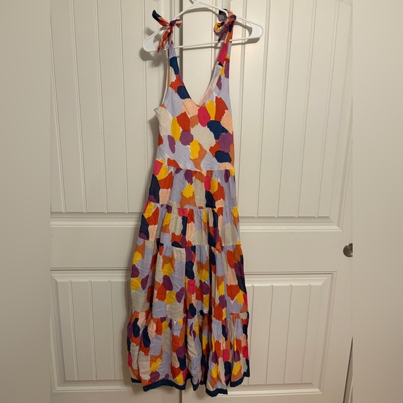 THML Colorful Sleeveless Maxi Dress size Small - Picture 3 of 4